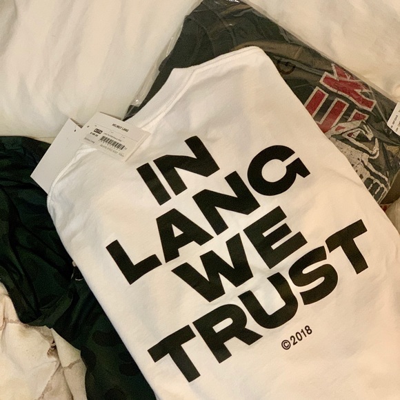 NWT RARE EXCLUSIVE Helmut Lang Logo Tee Sold Out - Picture 4 of 8